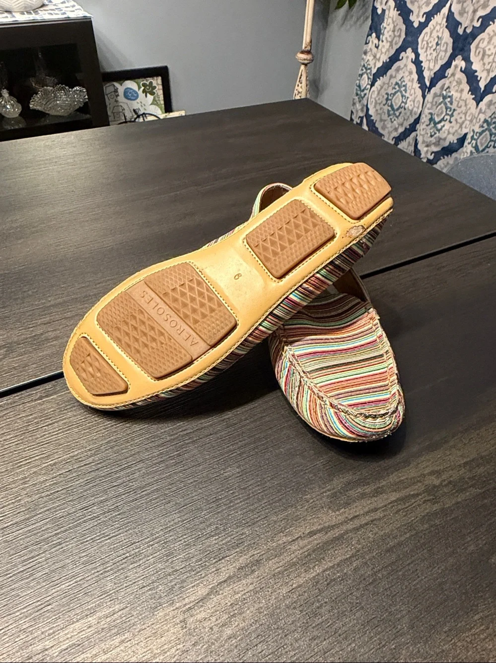 Aerosoles Bleeker Multistripe Leather Driving Loafers